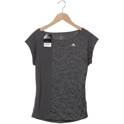 adidas Damen T-Shirt, Gr. 34, grau, Synthetik