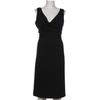 Eddie Bauer Damen Kleid, Gr. 42, schwarz, Elasthan, Synthetik, Viskose