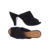 Chie Mihara Damen Sandale, Gr. 37, schwarz, Leder