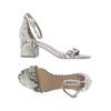 Steve Madden Damen Sandale, Gr. 37, beige, Kunstleder