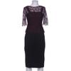 L.K.Bennett Damen Kleid, Gr. 34, bordeaux, Elasthan, Baumwolle, Synthetik, Viskose