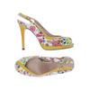 Stuart Weitzman Damen Sandale, Gr. 38.5, mehrfarbig, kein Etikett