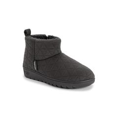 Women's Avery Beth Slipper by MUK LUKS in Dark Grey (Size MEDIUM)