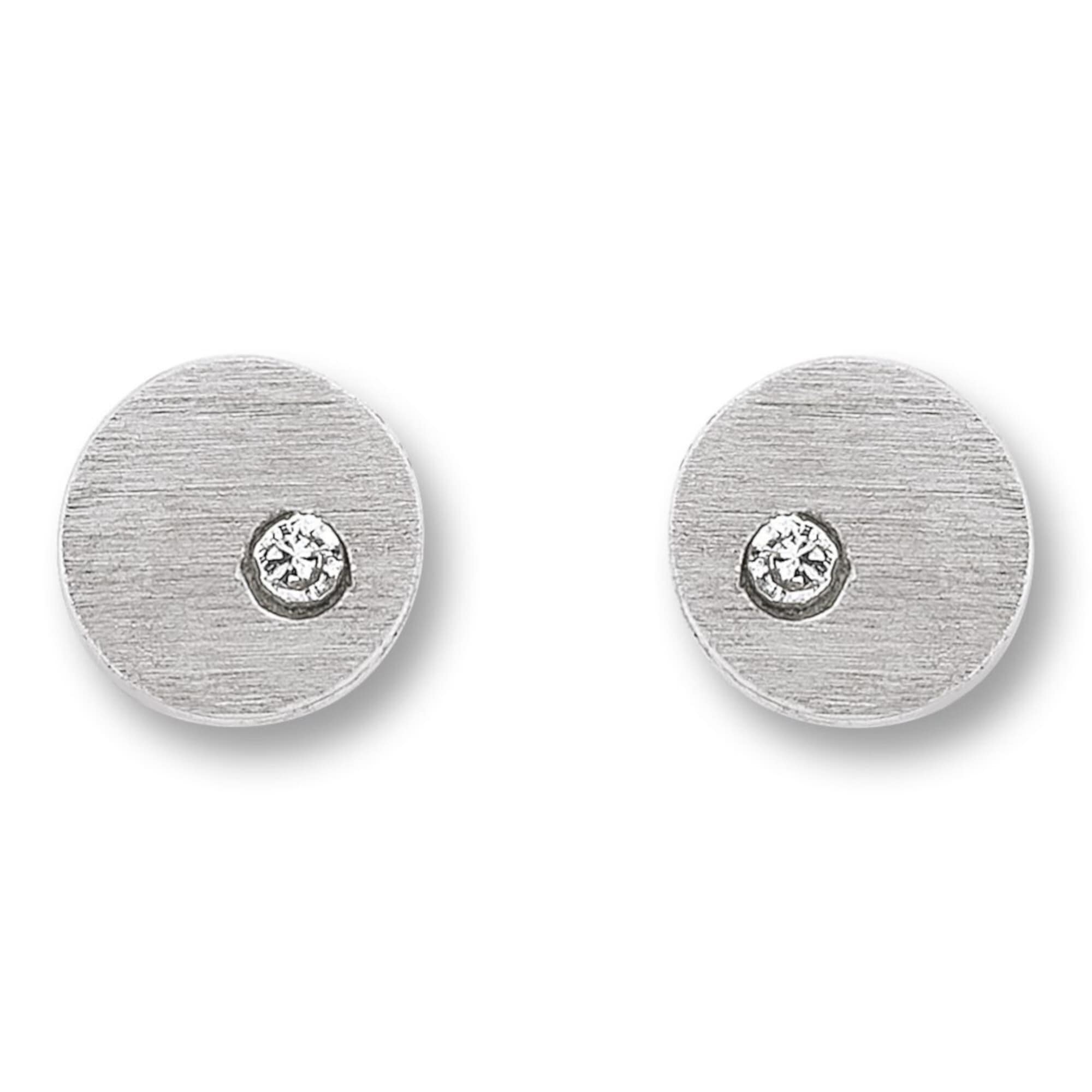 Paar Ohrhänger ONE ELEMENT "Zirkonia Kreise Ohrringe Ohrstecker aus 925 Silber", silber, Ohrringe, Damen, Damen, Silber 925 (Sterlingsilber), Persönlicher Akzent – schlicht, modern, aussagekräftig
