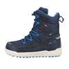 Winterstiefel TROLLKIDS "KIDS FINNMARK WINTER BOOTS", Gr. 31, blau (navy, medium blau), Leder, Synthetik, mehrfarbig, sportlich, Schuhe, wasserdicht, Schnellverschluss mit Schnürsenkel