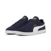 Sneaker PUMA "PUMA Club II Suede Sneakers Erwachsene", Gr. 46, blau (navy weiß gold blau), Obermaterial: Textil, Synthetik, Kuhleder; Futter: Textil; Innensohle: Textil; Laufsohle: Gummi, Schuhe