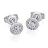 Paar Ohrhänger ONE ELEMENT, silber, Ohrringe, Damen, Damen, 0.30 ct, Weißgold 585-Diamanten, Weißgold 585, Diamanten, Damen Gold Schmuck Invisible