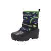 Winterstiefel KANGAROOS "K-Shell II", Damen, Gr. 32, schwarz (dk navy, kang), Synthetik, Textil, sportlich, Schuhe, Snowboots, Winterboots, Winterschuhe, mit Klettverschluss