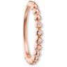 Diamantring ONE ELEMENT ""0.04 ct Diamant Brillant Ring aus 585 Roségold"" Fingerringe Gr. 56, mit Diamant, Roségold 585-Diamanten, rosa (rosé) Damen Gold Schmuck