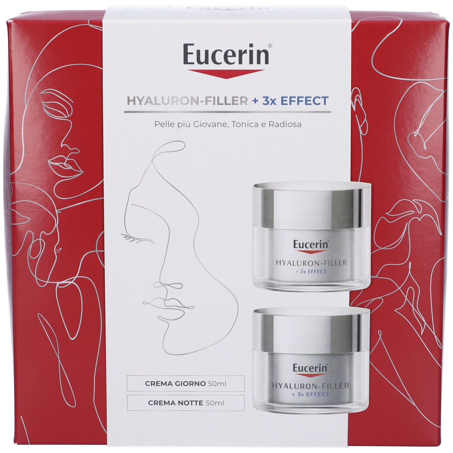 Eucerin Set Hyaluron-Filler Crema Giorno SPF30 + Notte 1 pz