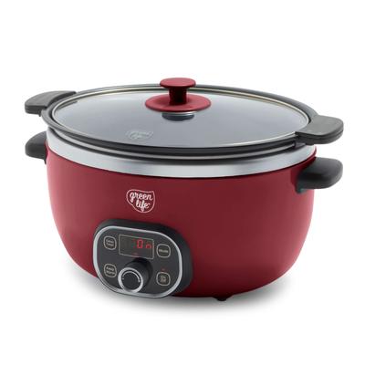 GreenLife Healthy Ceramic Nonstick 6qt Slow Cooker
