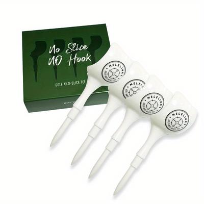 TEMU Melelinks Golf Tees - Anti- No-hook Design, Plastic Petal Ball Tee With Less , Stable Tee Shots - 4 Pieces Gift Box Set