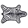 Jonathan Adler - Tapis de bain Zebra - Noir - Coton - Designer Jonathan Adler