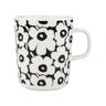 Marimekko - Mug Tasses & mugs - Noir - Grès - Designer Maija Isola