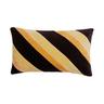 HK LIVING - Coussin Striped velvet - Noir - Velours