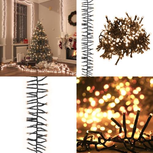 LED-Lichterkette mit 400 LEDs Warmweiß 7,4 m pvc - LED-Lichterkette - led Lichterkette - Home &