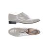 Bloch Damen Halbschuh, Gr. 40, grau, Leder