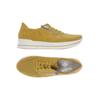 Rieker Damen Sneakers, Gr. 41, gelb, Kunstleder
