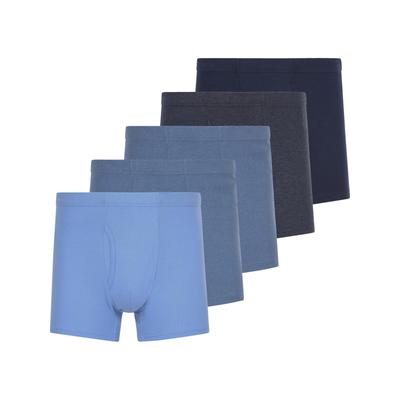 Retro Pants JAN VANDERSTORM "5er Pack Retropants GARDAR", Herren, Gr. XXL, blau, Obermaterial: 60% Baumwolle CO. 40% Pol