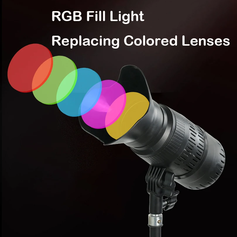 Spotlight LED Spotlight Studio Video Licht 6500k Helligkeit Cob Fotografie Beleuchtung für Live-Streaming Porträt Produkt bekenntnis Image