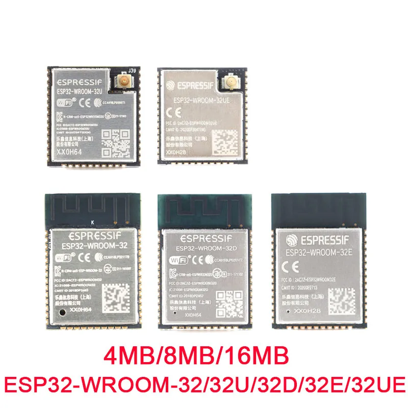 ESP32-WROOM-32 4 MB 8 MB 16 MB Dual Core WiFi Wireless Ble MCU Modul ESP32 WROOM ESP-32 ESP32-WROOM-32 -32UE -32U -32E -32D Image