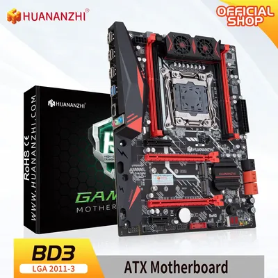 HUANANZHI X99 BD3 LGA 2011-3 XEON X99 Motherboard support Intel E5 2696 2678 2676 2673 2666 V3 DDR3