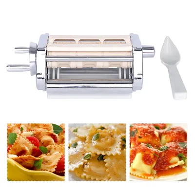 Fresh Ravioli Maker Attachment Stainless Steel Tool for Kitchen Stand Mixer