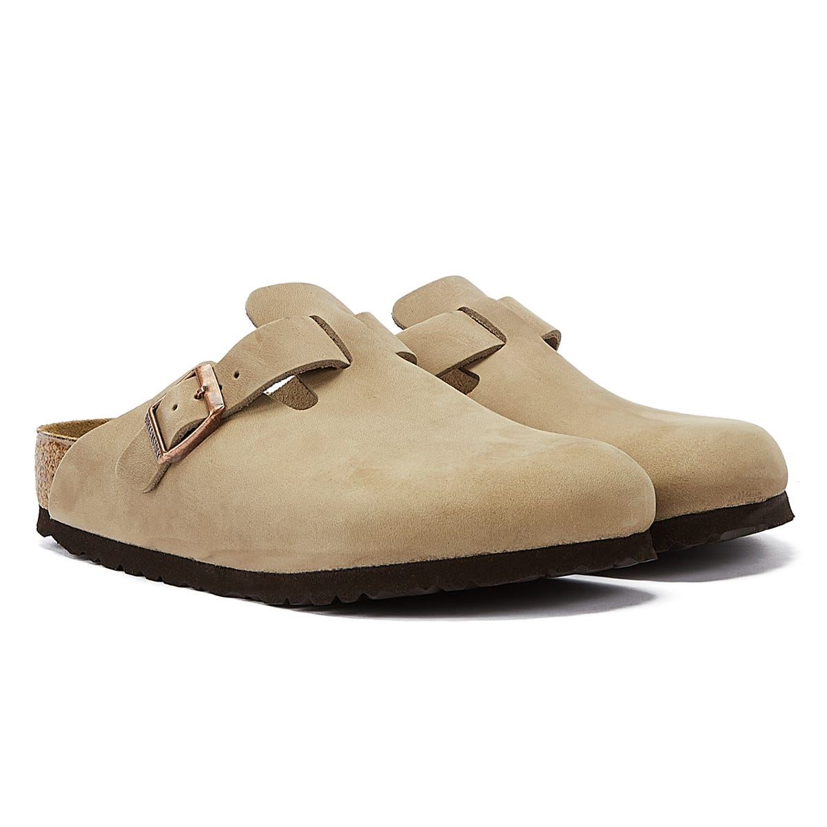 Birkenstock Boston Waxy Tobacco Braun Clogs