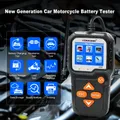 KONNWEI KW650 Tester batteria per auto 6V 12V Analizzatore automatico per auto moto da 100 a 2000 CCA Strumento di test di ricarica avviamento per auto Moto