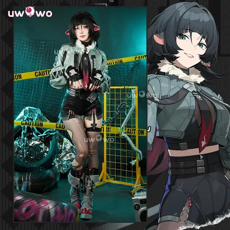 UWOWO Jane Doe Cosplay Collab Serie: Gioco Zenless Zone Zero ZZZ Jane Doe Costume Cosplay con Prop Costume di Halloween