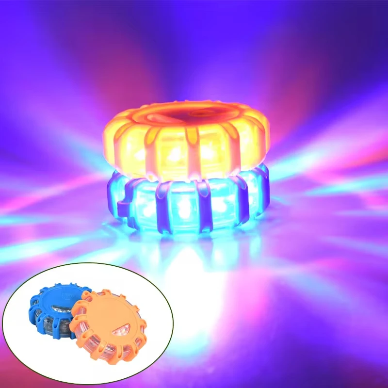 Luci magnetiche per auto di emergenza a LED Luce per barricata di sicurezza Stroboscopica di emergenza Lampeggiante Lampada di avvertimento Faro di avvertimento Accessori per auto