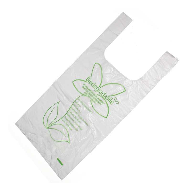 DayBays 15000 Stk. Bio Knotenbeutel auf Rolle 5 Kg 22+12x47 cm Biodegradable HDPE Transparent Extra Stark Image