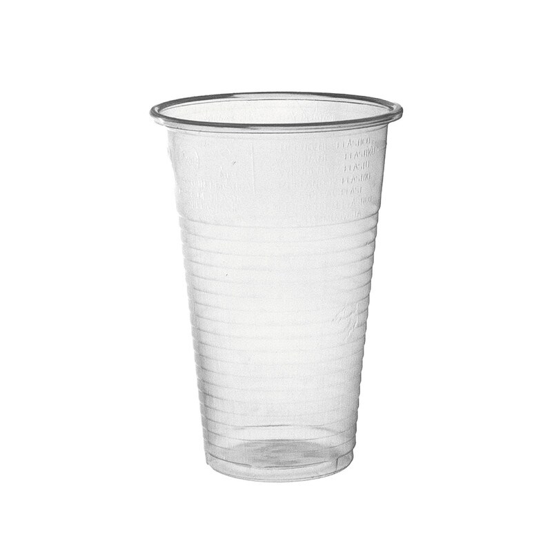 DayBays 45000 Stk. Trinkbecher 250ml Plastikbecher 0,25L transparent PP Image