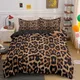Leopard Print Bedding Set Animal Skin Duvet Cover For Kids Teens Adult Quilt Cover Polyester Comforter Cover With Pillowcase