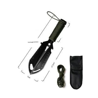 Outdoor Camping Shovel, Multifunctional Portable Engineer Shovel, Garden and Vegetable Garden Hand