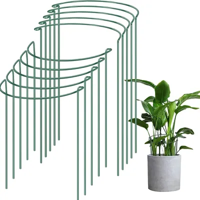 6PCS Plant support piles garden plant support frame plant support rod flower rack garden plant