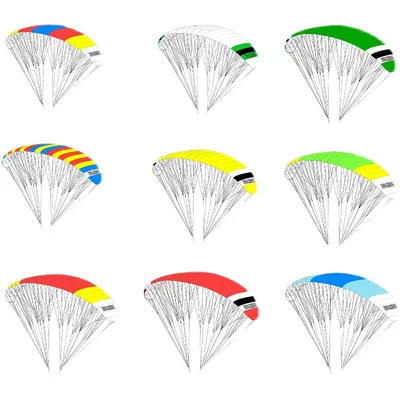 1PCS RC Electric Remote Control Paraglider Head 1.5 meters Wingspan Parachute Cloth for Indoor Outdoor Power Flying Paragliding