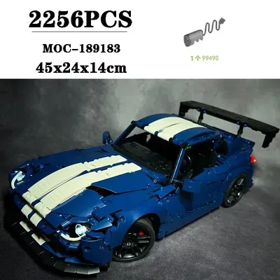 New MOC-189183 Supercar Car Construction PDF Instructions Building Blocks 2256PCS Children's