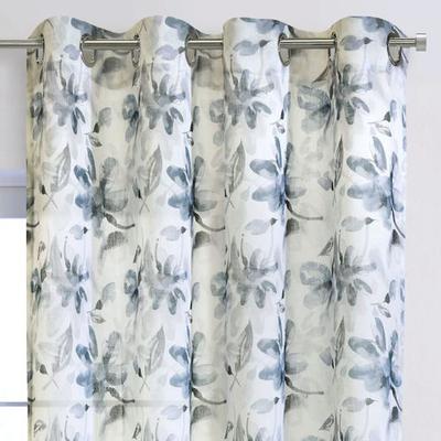 Banbury Semi Sheer Grommet Curtain Panel White, 52 x 95, White