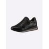 Sneaker JANA, Damen, Gr. 37, schwarz, Lederimitat, sportlich, Schuhe