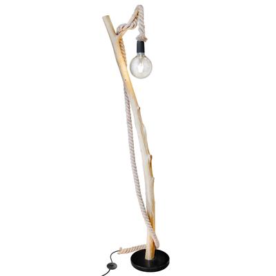 NOWA Stehlampe "NERIDA", braun, H: 150cm, Lampen, Stehleuchte Holz braun, 1x E27