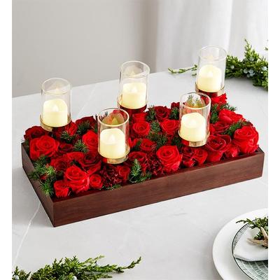 1-800-Flowers Flower Delivery Magnificent Rosesromantic Red Centerpiece Magnificent Roses Romantic Red Centerpiece