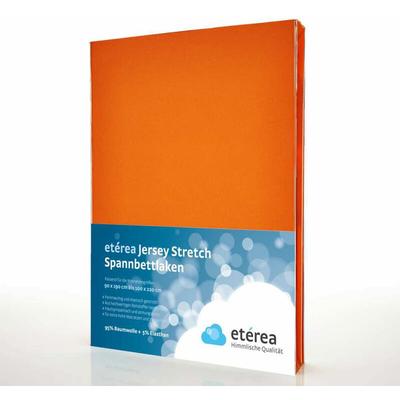 Wasserbett Spannbettlaken 90x200 - 100x220 cm Orange - Orange - Etérea Image
