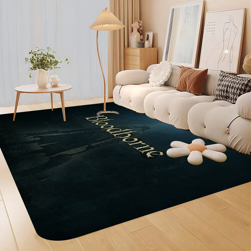 Blut übers trömte Eingangstür matte nordischer Stil Fuß matte Badezimmer-Toiletten matten Schlafzimmer Hotel Dekor matte