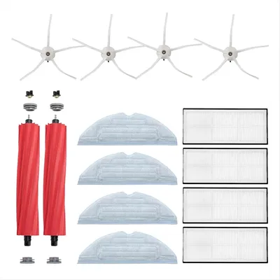 Für xiaomi roborock s7 s70 s75 s7max s7maxv t7s mop tuch hepa filter hauptseite bürste staubsauger teile zubehör Image