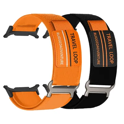 Ersatz Correa für Samsung Galaxy Watch Ultra Band 47 mm, keine Lücken, weiches Nylonarmband für Image