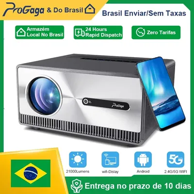 Pg600w full hd 1080p projektor 4k android wifi autofokus projetor pg600 smart home kino outdoor pk dlp tragbarer beamer Image