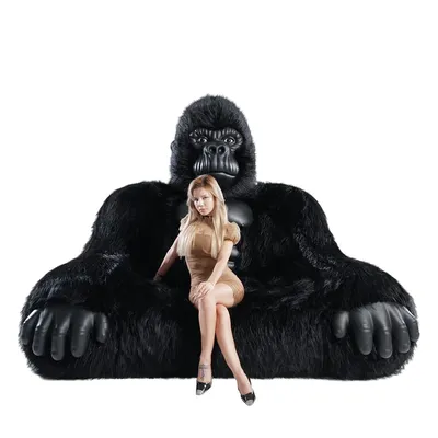 Aufblasbares King Kong Gorilla Sofa Luxus Cosplay Möbel Aufblasbare Riesige Kreativität Bett Image