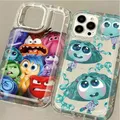Custodia trasparente antiurto in silicone morbido per iPhone 16 15 14 13 12 11 Pro Max XS X XR 8 7
