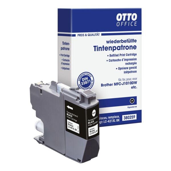 OTTO Office Tintenpatrone ersetzt Brother »LC421XL Bk schwarz Image